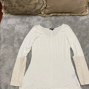 Astars winter white long sleeve top